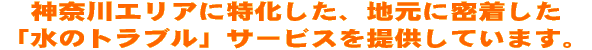�_�ސ�G���A�ɓ��������A�n���ɖ��������u���̃g���u���v�T�[�r�X��񋟂��Ă��܂��B 