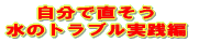 �����Œ����� ���̃g���u�����H��